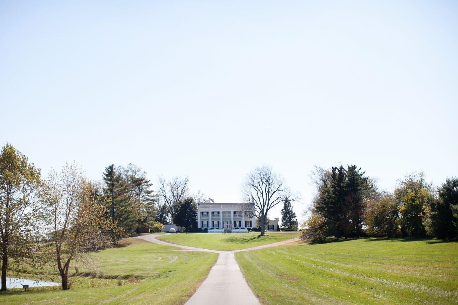 The manor at the end of the long drive